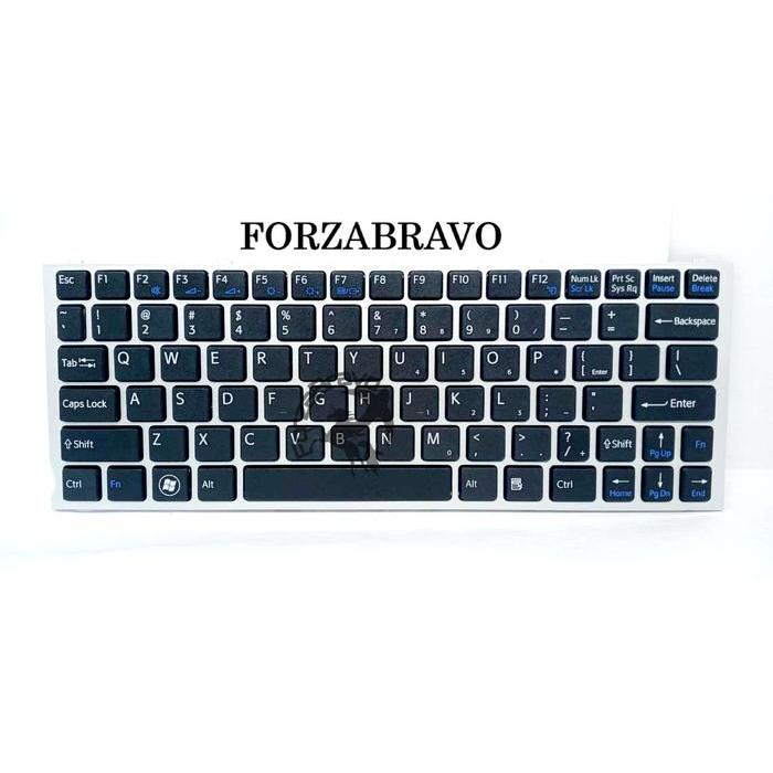 Keyboard Laptop Sony Vaio pcg-31311w Y Series VPC-Y VPCYB15AG Black