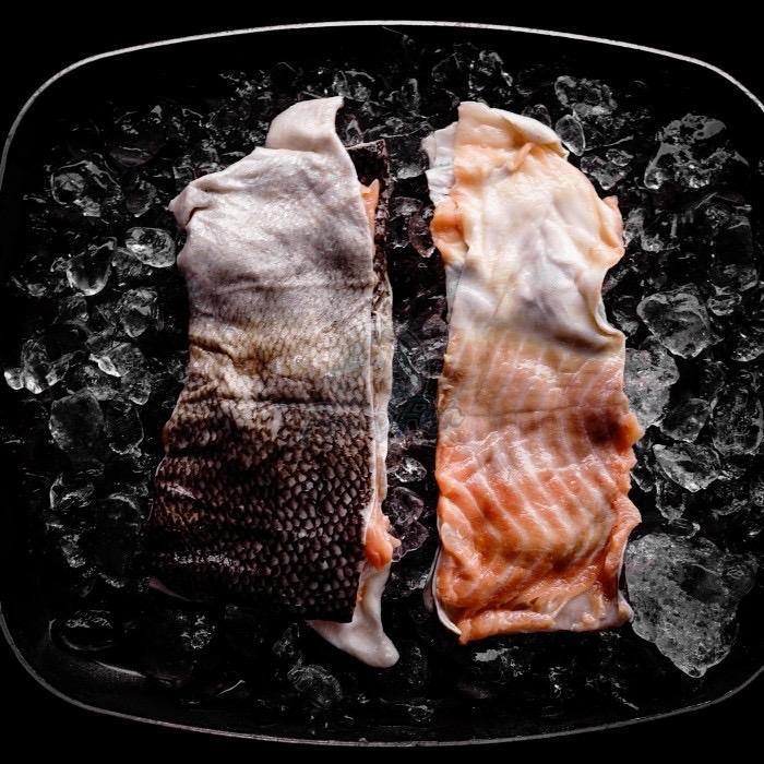 Kulit Salmon Fresh 1 Kg / kulit salmon