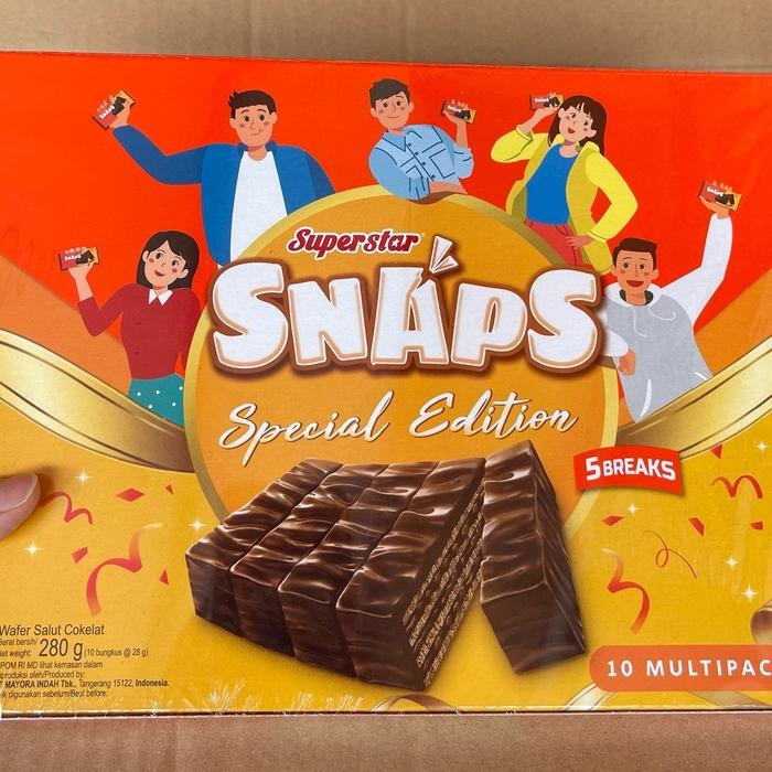 Agen Distributor Makanan Ringan Snack Biskuit Hampers Lebaran Superstar Snaps Box Murah