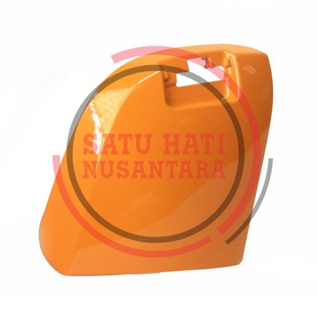 New Scoopy - Honda Ori Lid L Pocket Tutup Laci Charger - Orange