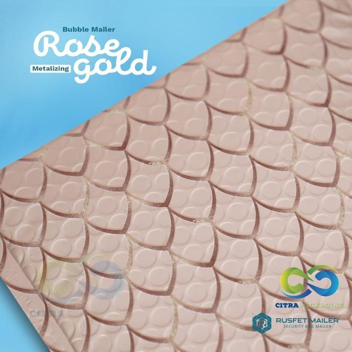 [] AMPLOP BUBBLE MAILER ROSE GOLD MEWAH dan ELEGAN