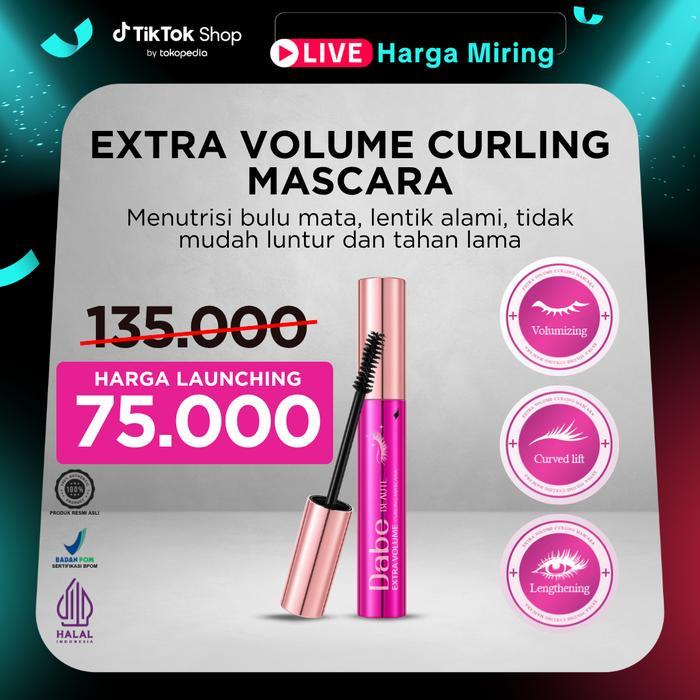 [KERANJANG] BUNDLING MASCARA EXTRA VOLUME CURLING + WATERPROOF BOLD EYELINER