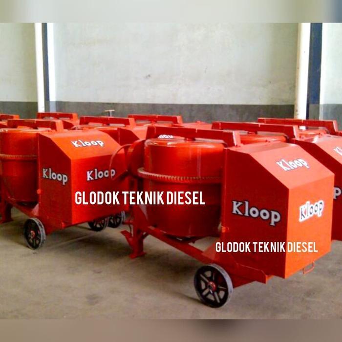MESIN MOLEN 500 LITER + DIESEL 8 PK 8 HP MOLEN SEMEN BETON TERBAIK - +Diesel 7 PK - +Diesel 7 PK
