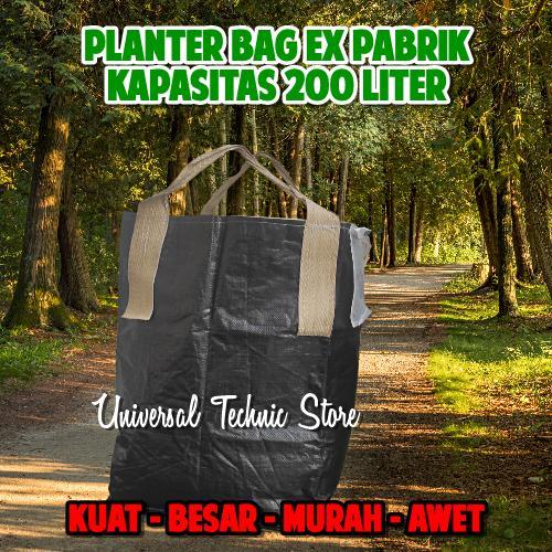 Planter Bag Karung Jumbo Bag 200 liter Tebal Kuat Bekas Pabrik Kondisi 95% Bagus Pot Tanaman Jumbo