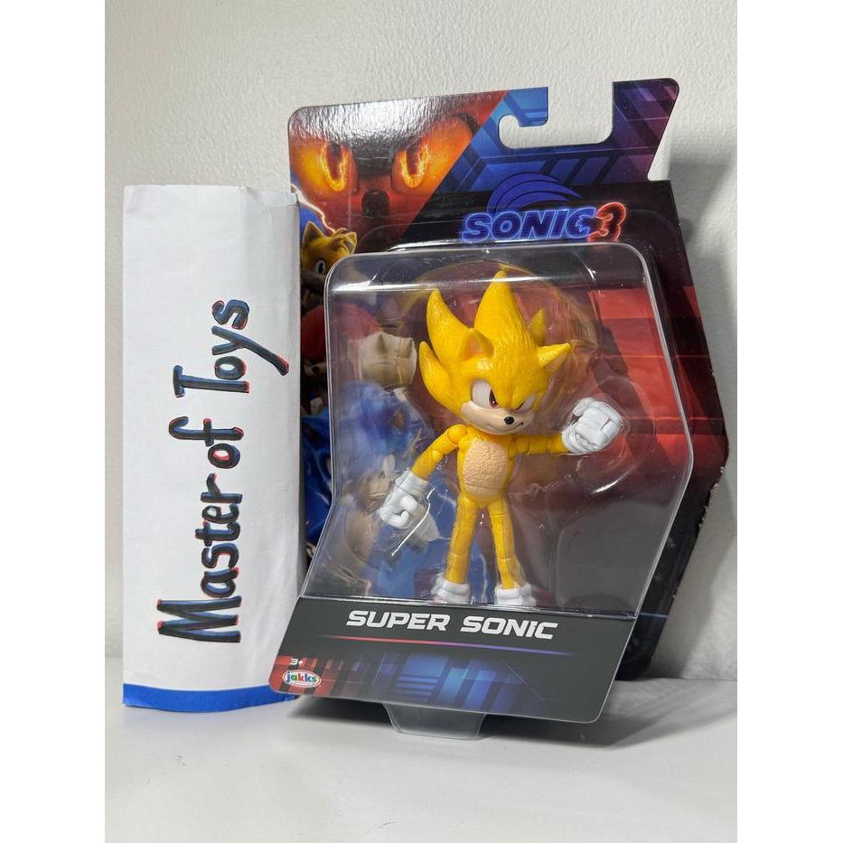 JAKKS PACIFIC SONIC 3 THE HEDGEHOG SUPER SONIC - READY STOCK