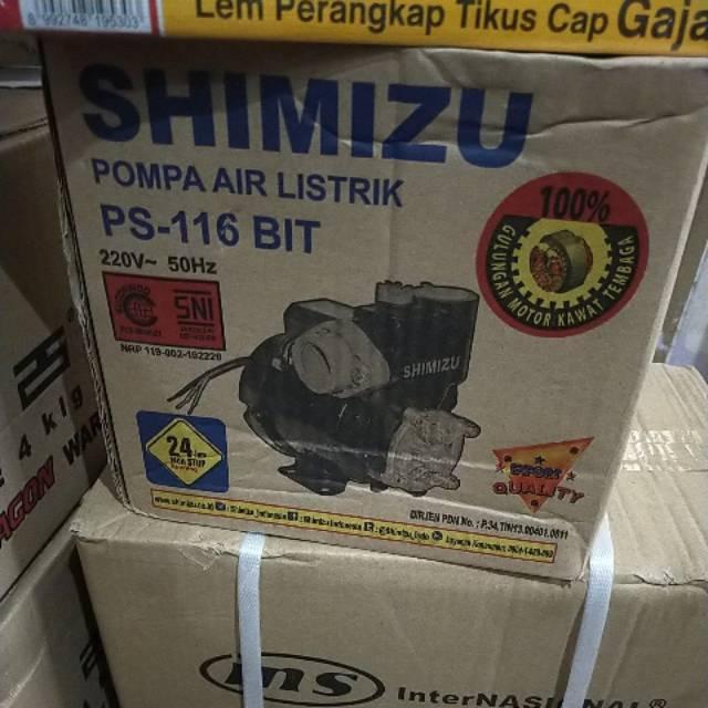 Pompa air pendorong Shower SHIMIZU 116 Automatic