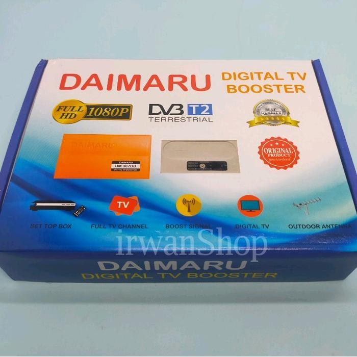 Promo Booster Antena Tv Digital Uhf Daimaru Komplit Indoor Outdoor Tbk