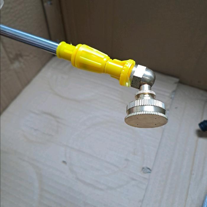 "New" NOZZLE / SPUYER / NOZLE SPRAYER ELEKTRIK / KNAPSAK LUBANG 4 KUNINGAN