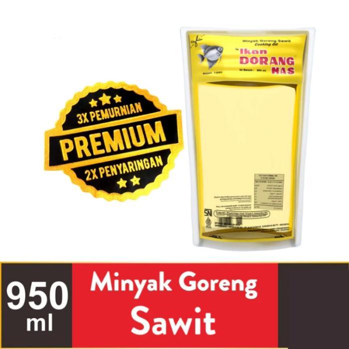 IKAN DORANG MAS 950ML MINYAK GORENG SAWIT PREMIUM- COOKING OIL 3X PEMURNIAN 2X PENYARINGAN SEJAK