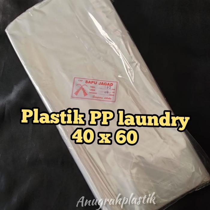 Kantong plastik PP laundry uk 40 x 60 / plastik laundry