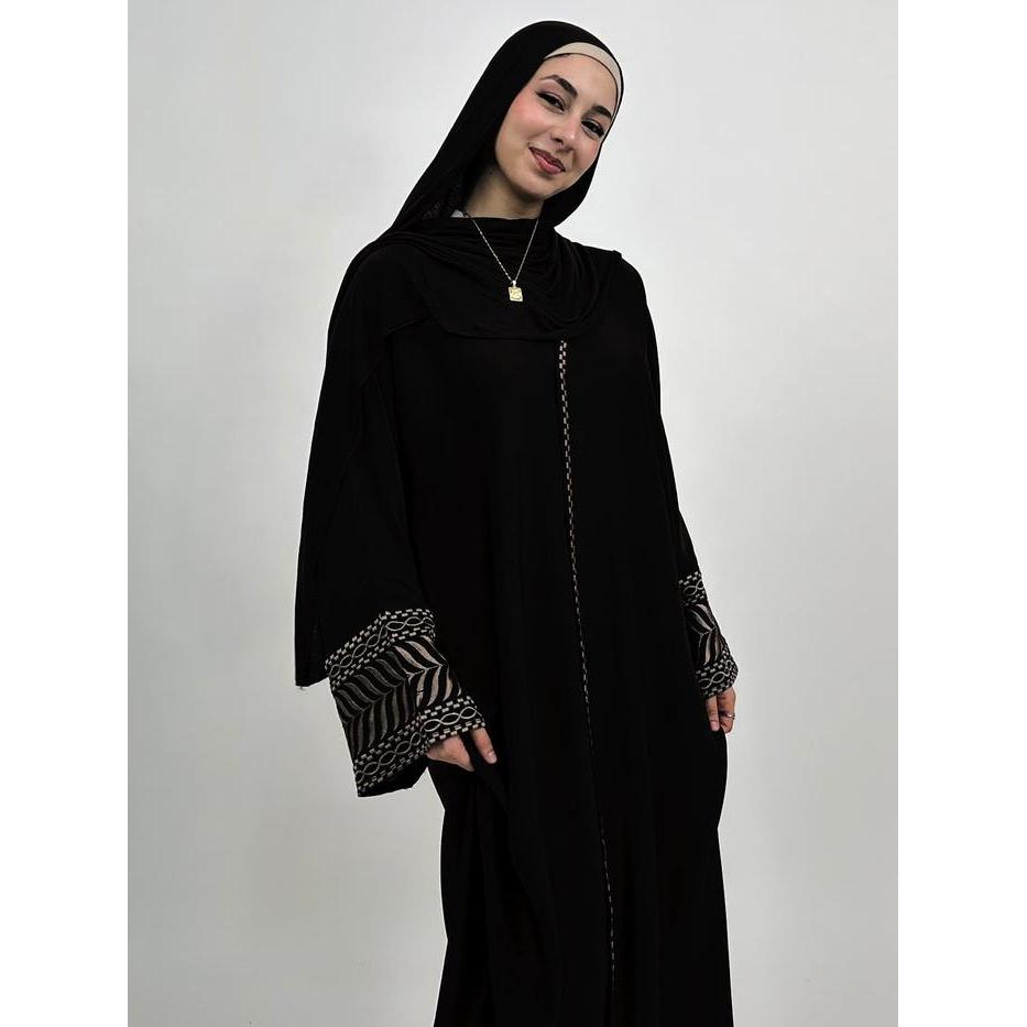 Abaya Turki - Abaya Remaja / Dewasa Mewah Elegan - Abaya Turki Wanita Muslim Premium Ori Bordir
