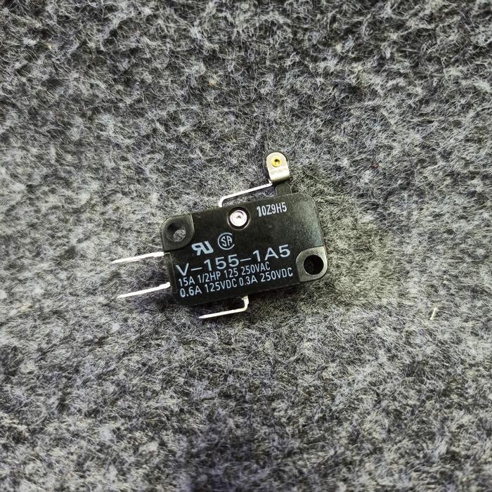 Micro Switch Omron Original V-155-1A5 Roda Tuas Pendek