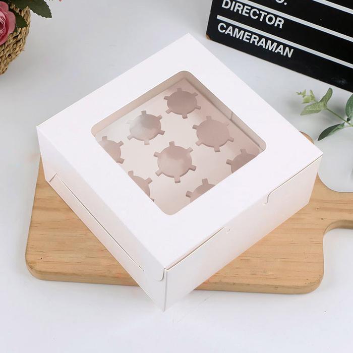 Stok Baru isi 10-Dus cupcake isi 9, box cupcake isi 9, dus muffin, box muffin
