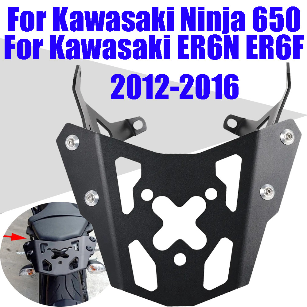 Motorcycle Rear Luggage Rack Carrier Shelf Cargo Top Box Holder Support For Kawasaki Ninja 650 ER6N 