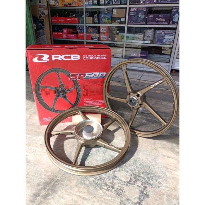 VELG RCB SP500 140/160-17 BRONZE BLACK HITAM VELEK JUPITER JUPZ FIZR FIZ F1ZR RING 17 VELK COKLAT MA