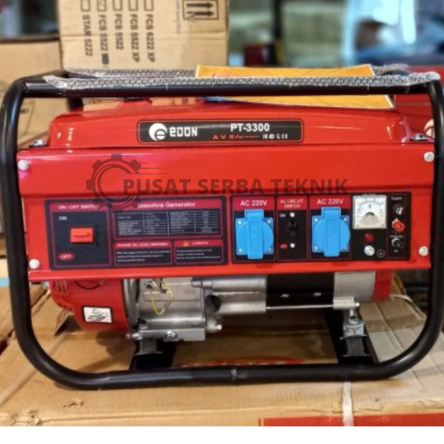 GENSET EDON 3000Watt EDON PT3300L GASOLINE GENERATOR