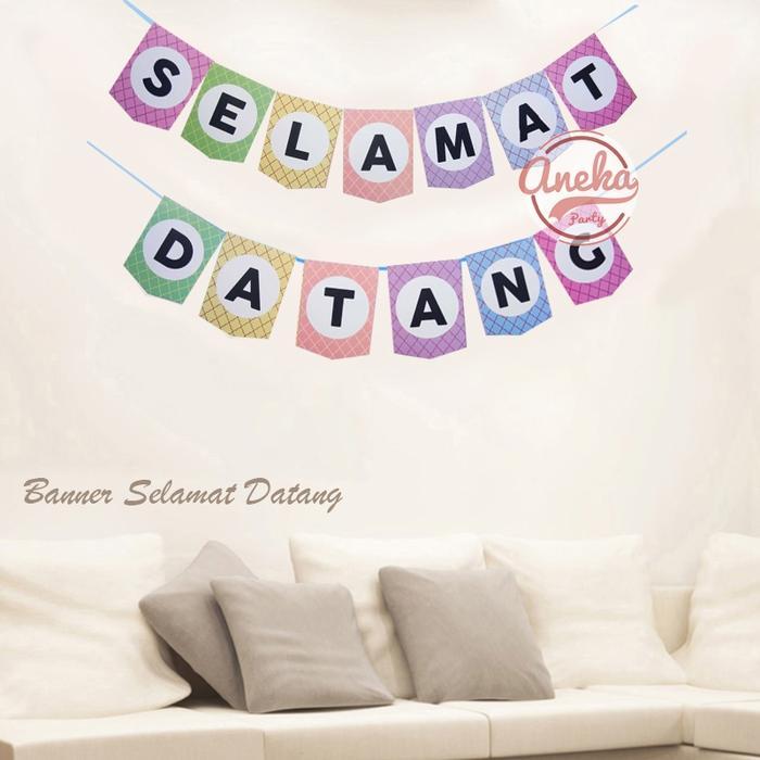 Banner SELAMAT DATANG / Bunting Flag SELAMAT DATANG / banner flag / banner welcome