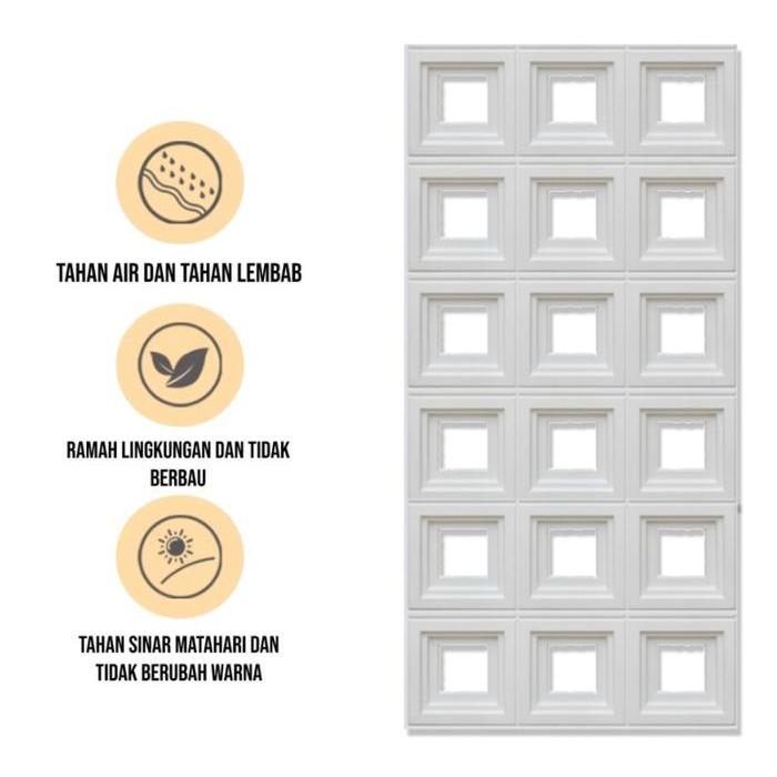 (Laiv) Wall Panel Pu Stone Panel Rock Panel Batu Pu Panel Dinding Batu Alam Tempel Outdoor Indoor