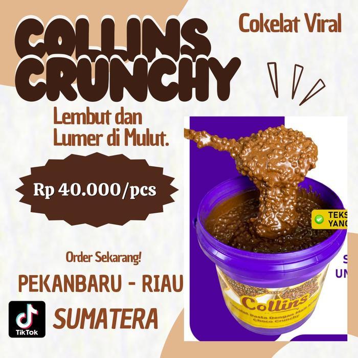 PEKANBARU RIAU - COLLINS CRUNCHY 1 KG VIRAL COKELAT