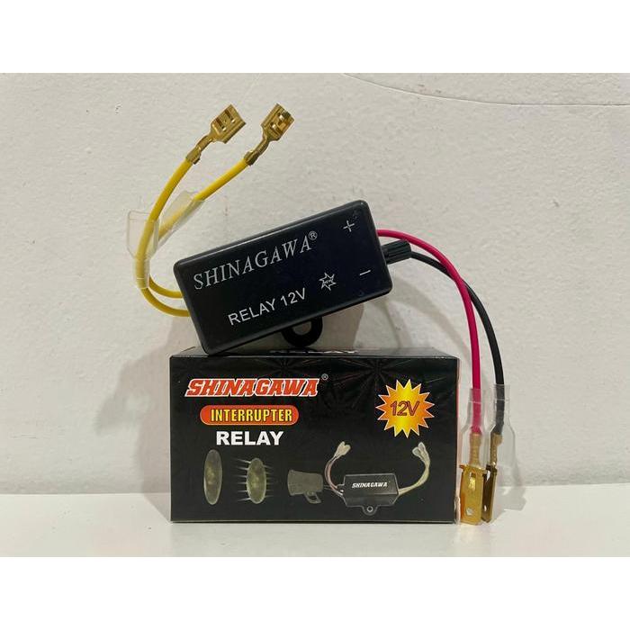"New" Relay Klakson Interrupter Bunyi Putus Putus 12V 24V Relay Modul Interupter 12 Volt 24 Volt