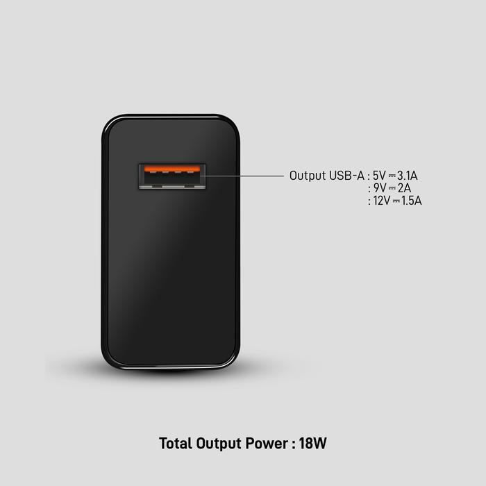 UNEED QuickPlug Wall Charger Quick Charge 3.0 Max 18watt UCH411