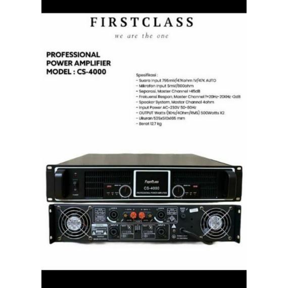 PROMO POWER AMPLI FIRSTCLASS CS 4000 CS4000
