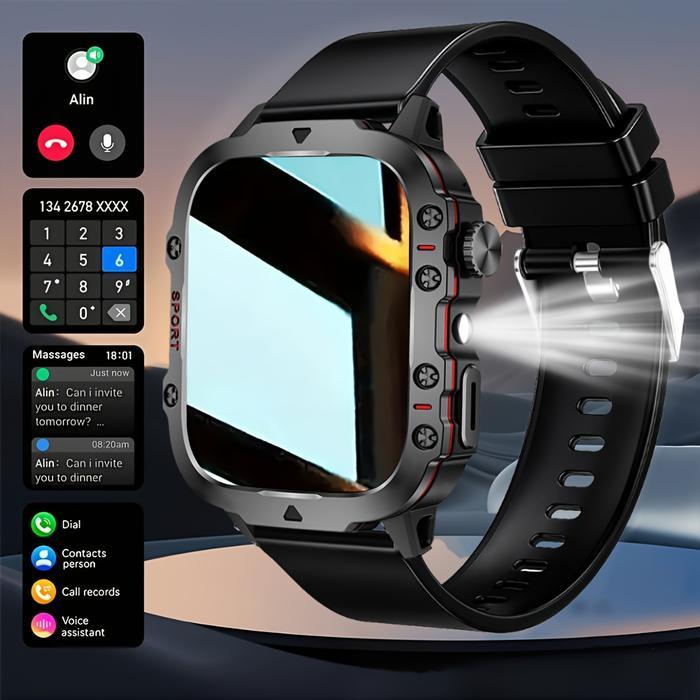 Termurah Jam Tangan Pintar Pria Militer Tangguh Original Baru, Jam Tangan Pintar Olahraga Dengan