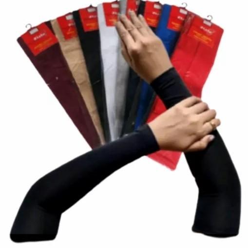 ZIZIE Manset Tangan Bahan Kaos Tebal Sarung Lengan Muslim Pria Wanita Spandek Nyaman Dipakai Ready