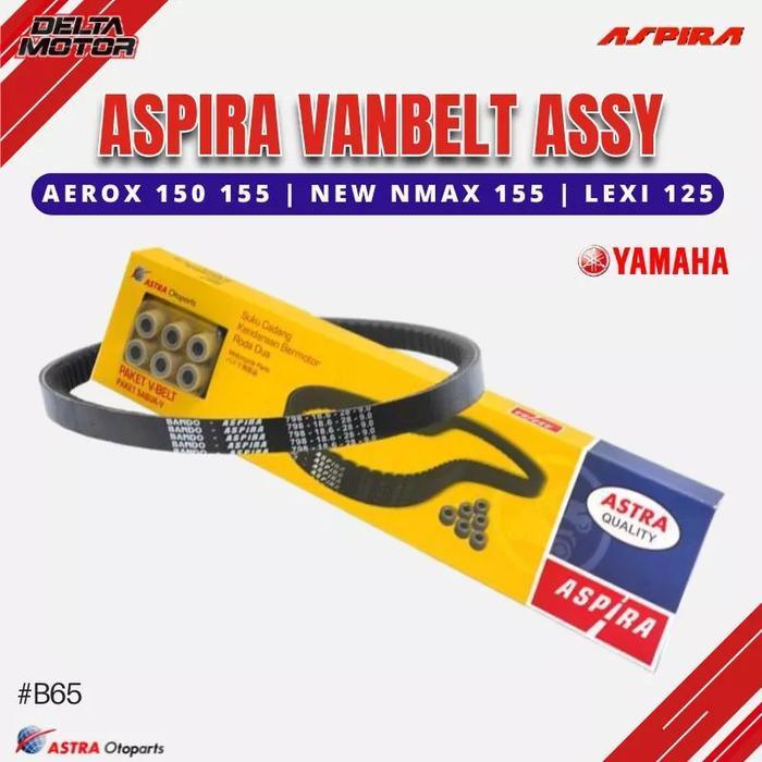 Van Belt V-Belt Set Roller Aerox Assy Aspira Asli Motorcycle