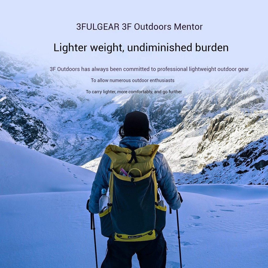 3F UL GEAR Mentor 30+10L Outdoor Waterproof Abrasion-resistant Hiking Mountaineering Backpack