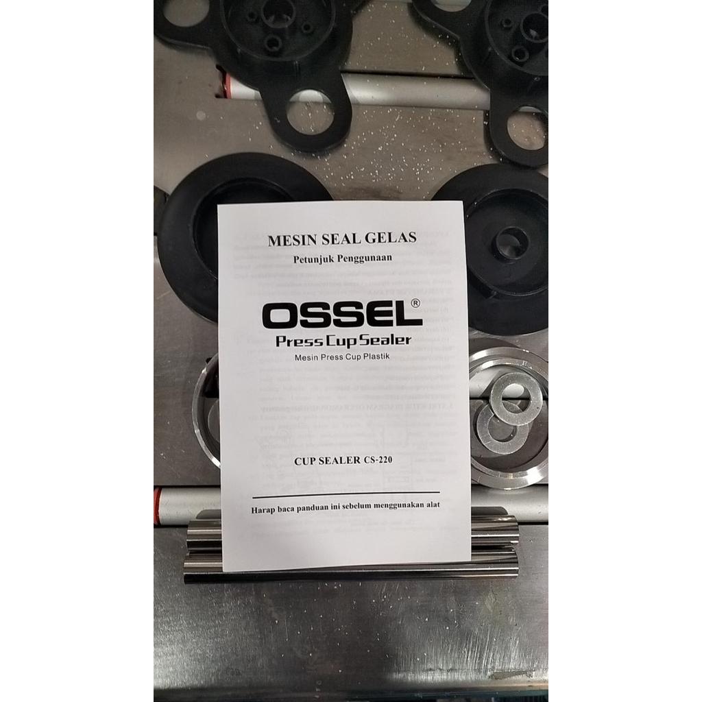 MESIN CUP SEALER MANUAL OSSEL MESIN CUP SEALER 22OZ MESIN PRESS GELAS