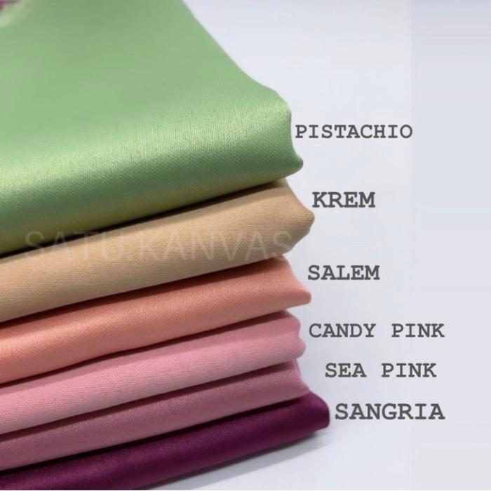 "New" Kain Deluxe SATIN VELVET / kain satin / satin velvet