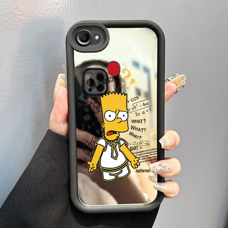 Casing Hp Untuk OPPO F5 F7 F5 Youth Case jenaka Rumus matematika Mirror Kasing silikon Anti Bentur C