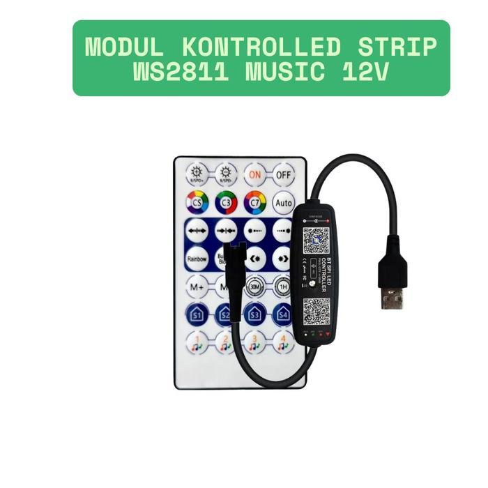 modul kontrol led strip WS2811 music 12v