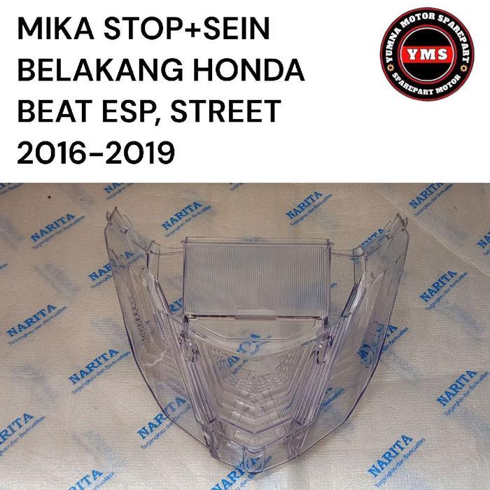 Mika Lampu Stop Plus Sen Belakang Beat Eco Beat Street Mika Lampu Belakang Beat Esp 2016-2019 Putih