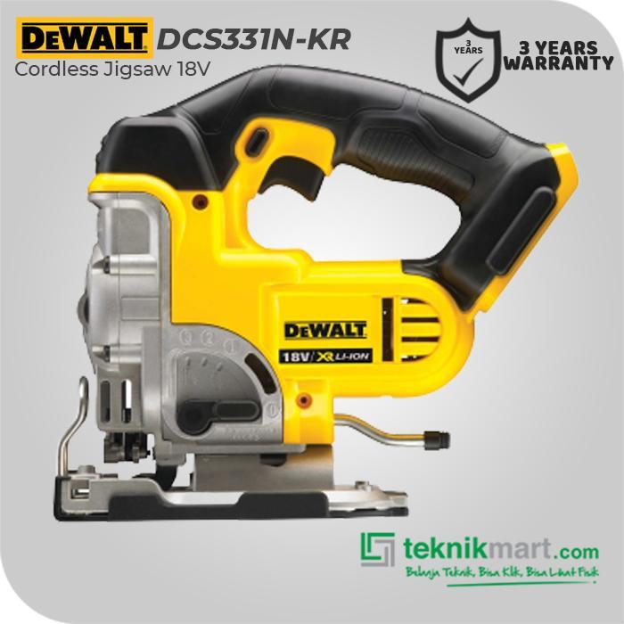 Dewalt Cordless Jigsaw / Pemotong Kayu Baterai 18V DCS331N (Unit Only) - DCS331N Only