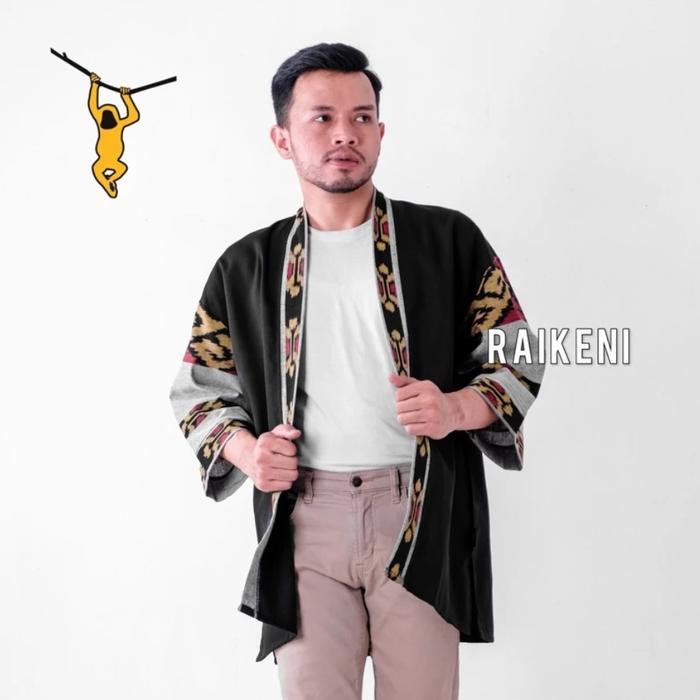 Best Seller Raikeni Kimono Troso Kimono Outer Batik Tenun Outer Batik Kimono Batik Nusantara Kimono