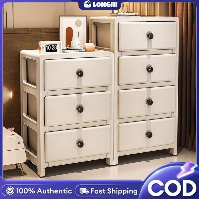 TERLARIS Loker Plastik Laci plastik Lemari pakaian plastik Lemari baju bayi lemari baju plastik