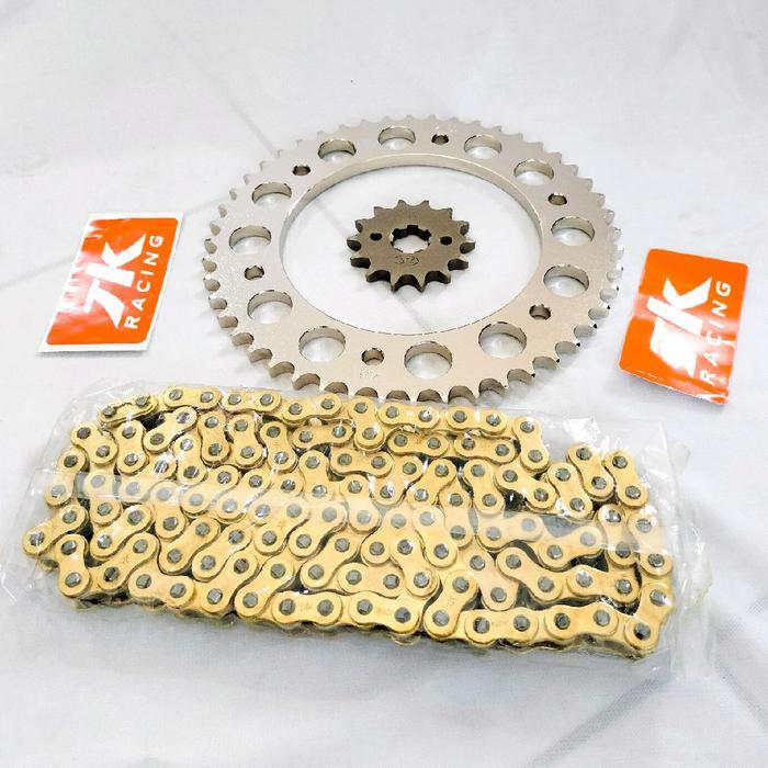 Gear Set 428 Tk Racing Honda Crf 150 Supermoto Uk 14T/15T Dan 44T/45T/47T/48T/49T Full Tk Racing Ger