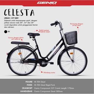 SEPEDA 20” , 26” GENIO CALESTE - 20 inch