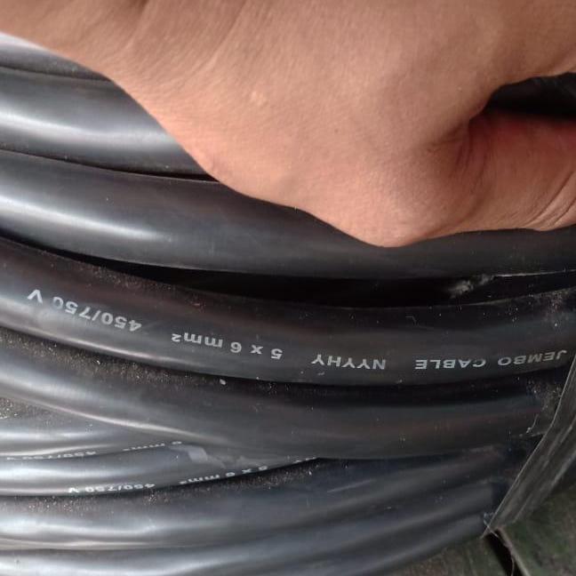 Kabel Jembo Dan 3 Besar Nyyhy Serabut 5X6Mm Meteran Eceran Ready