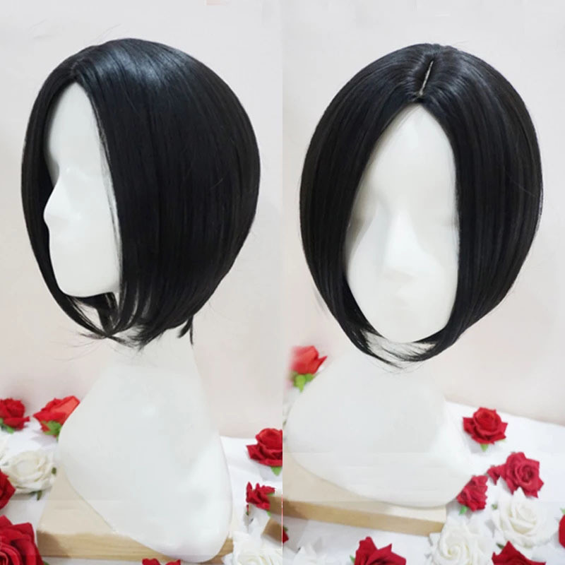 Nana Oosaki Cosplay Wig Nana Black Short Straight Central Parting Hairstyles Hair Cosplay Costume