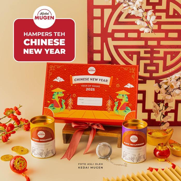 Premium Hampers Imlek / Chinese New Year Hampers / Hampers Cny Teh - Medium Original