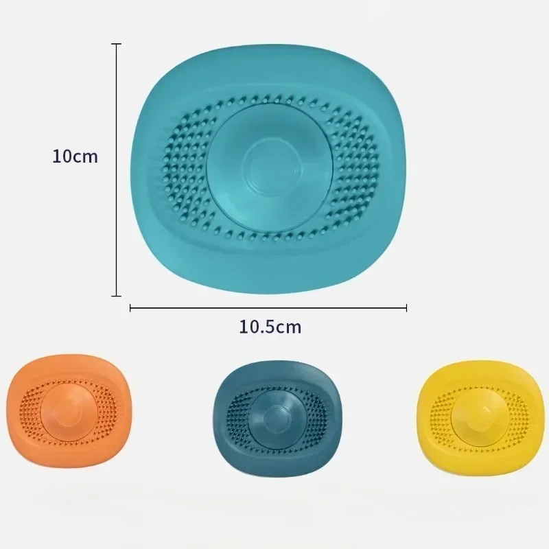Household Drain Strainer Shower Bathtub Sink Floor Water Stopper Rubber Kitchen Bathroom Deodorant