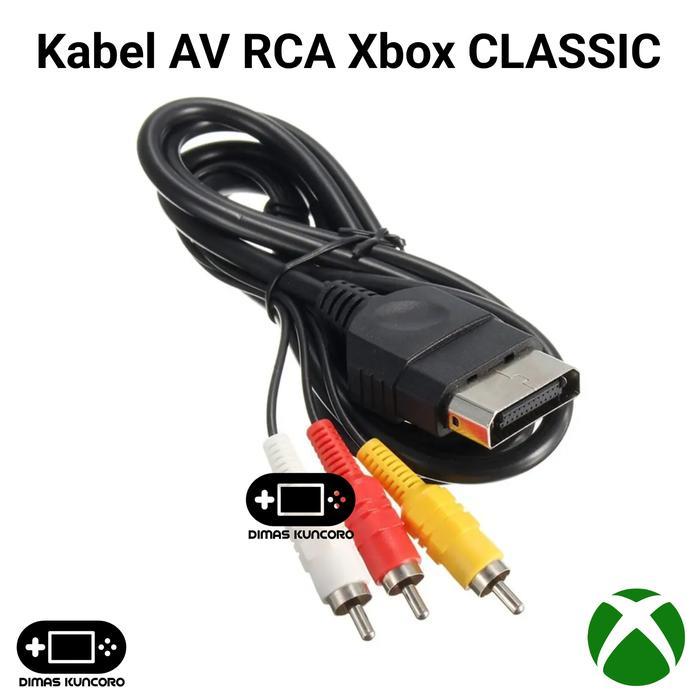KABEL AV RCA XBOX CLASSIC CABLE TV XBOX CLASSIC KLASIK GENERASI PERTAMA GEN 1