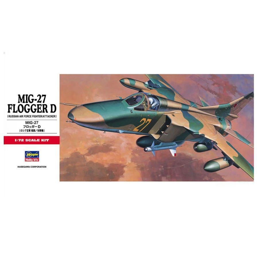 Hasegawa HA00340 1/72 Russian Mig-27 Flogger D AIR Force/Attacker Model Kit