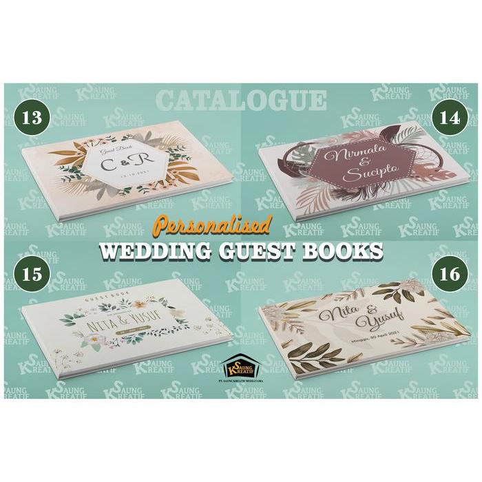 JTTOP" WEDDING BOOK / BUKU TAMU CUSTOM HARD COVER SPIRAL