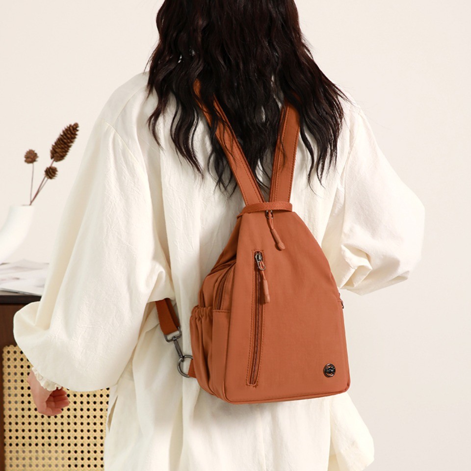 AOTIAN Simple Multi-functional Small Backpacks Chest Crossbody Shoulder Bags for Teenage Girls
