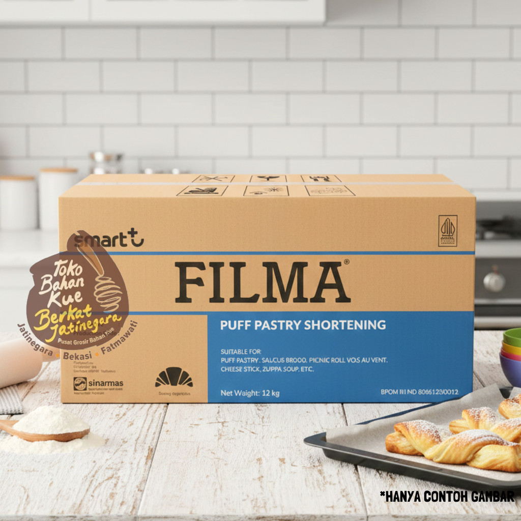 FILMA PUFF PASTRY KEMASAN  REPACK 500 GR / PUFF PASTRY / MARGARINE