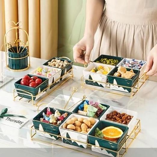 AVELINE Sun Snack Tray Tempat camilan keramik wadah snack dan fruit